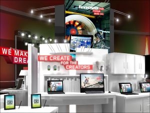 Lenovo au CES de Las Vegas en 2012