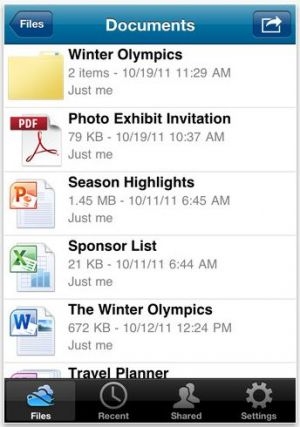 Microsoft lance l'application de son service de stockage en ligne Skydrive