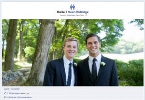 Facebook affiche mariage homosexuel