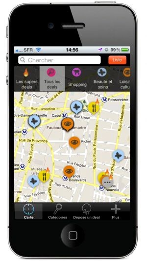 L'application Smap In localise les soldes et les bons plans à proximité