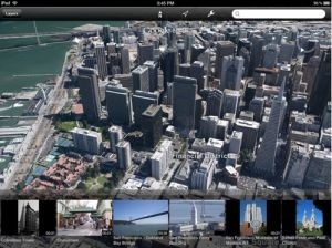 Google Earth cartes 3D guides touristiques iOS