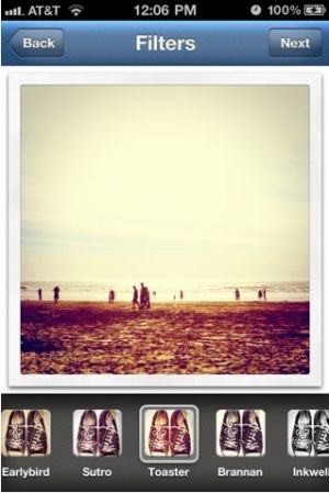 'Instagram' sur iPhone