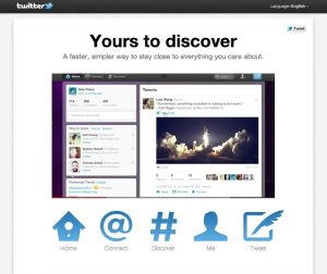 La derni�re version de Twitter date du mois de d�cembre 2011