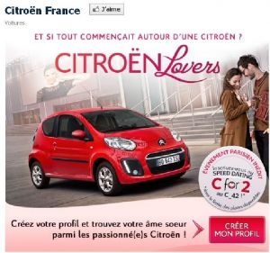 Citroën organise un speed-dating au C42 pour la Saint Valentin